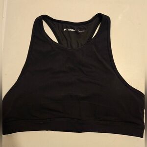 TnAction Black Sports Bra Size L